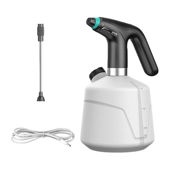 

Электрический распылитель 2 л, перезаряжаемый через USB, садовый опрыскиватель с регулируемой насадкой, многофункциональный распылитель черный белый