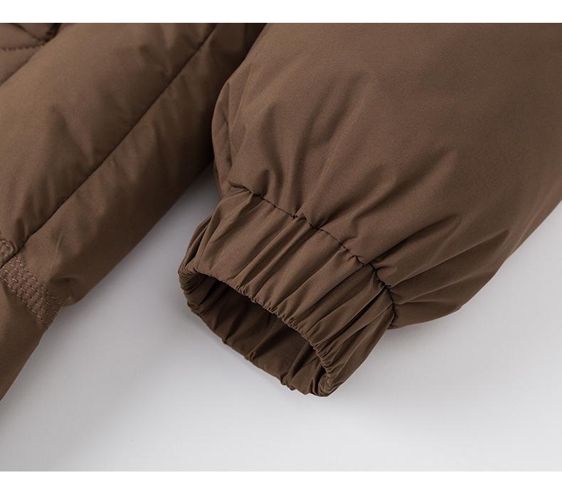 Women's Hooded Mid-Length Down Cotton Jacket - 2024 Autumn/Winter Korean Style Plus Size Fashionable Loose Fit Coat