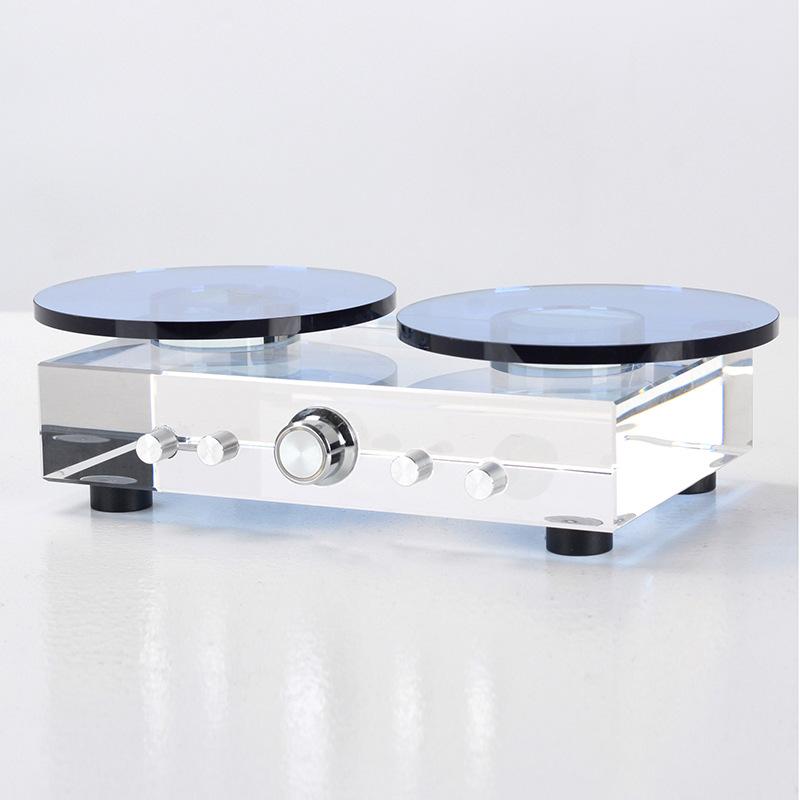 Modern Simple Light Luxury Crystal Retro Ornaments Model Room Office Creative Cd Vinyl Record Player Soft Decorations