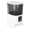 Automatic Pet Feeder 6L Fixed Time RC Smart Food Dispenser Pearl White WIFI Pet Food Timer for Cat Dog 100‑240V EU Plug