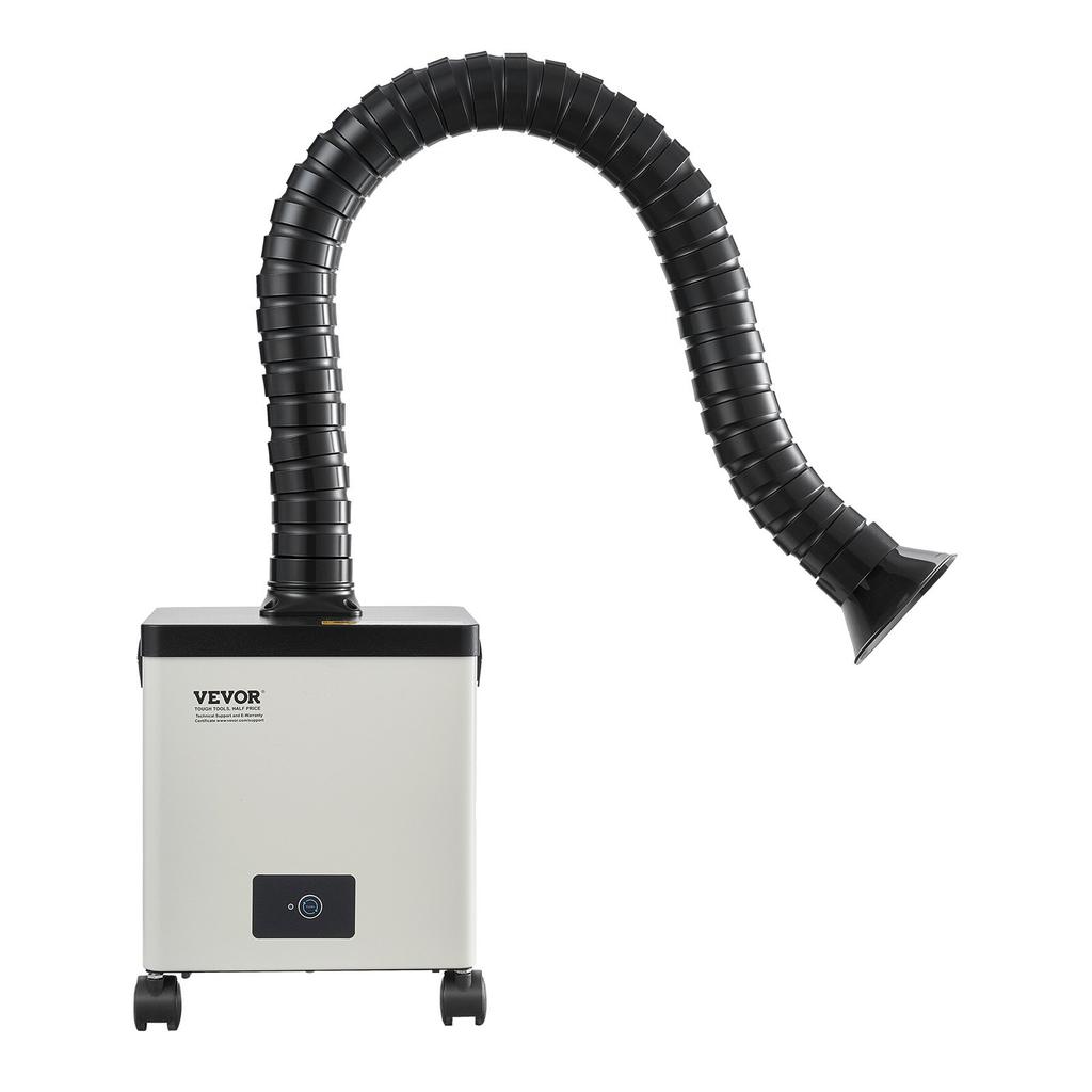 VEVOR Solder Fume Extractor, 85W Brushless Soldering Smoke Absorber with 3-Stage Filters & 3-Speed Adjustment