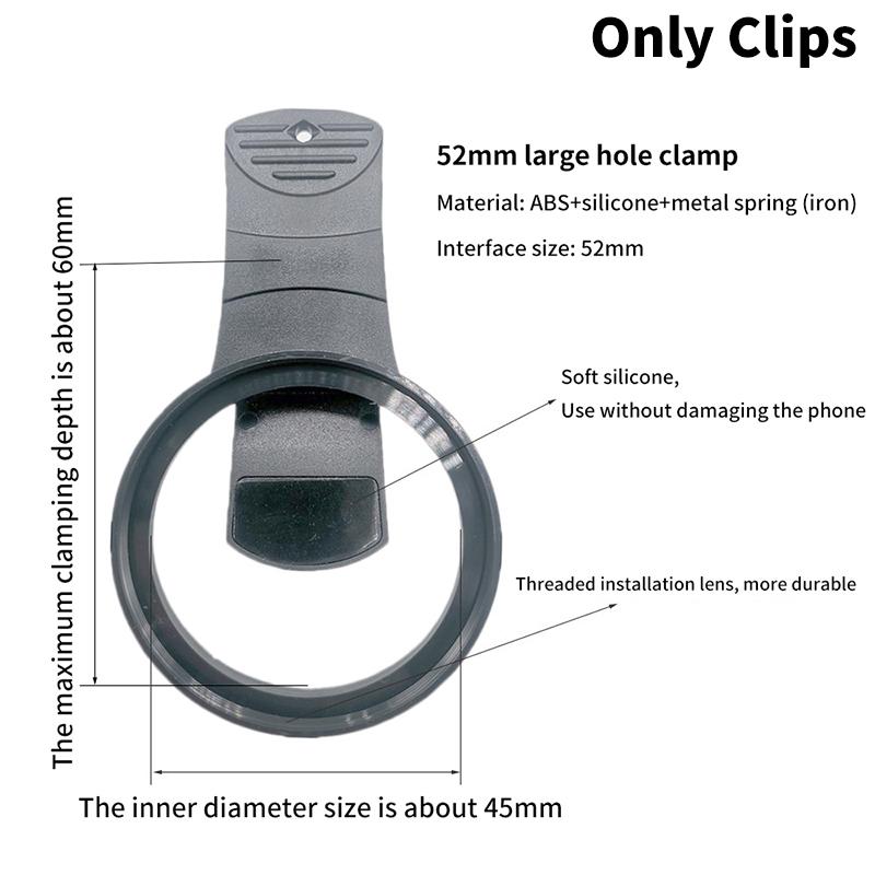 

Универсальный зажим для объектива Зажим для объектива телефона для 37 мм 52 мм CPL Широкоугольный Зум Рыбий глаз Макро Фильтр Зажим для объектива для iPhone Все смартфоны жёлтый