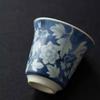 Soda Glaze Antique Yuan Blue And White Tea Cup Kung Fu Tea Set Tea Cup Household Single Coarse Pottery Incense Cup Drinking Tea Cup