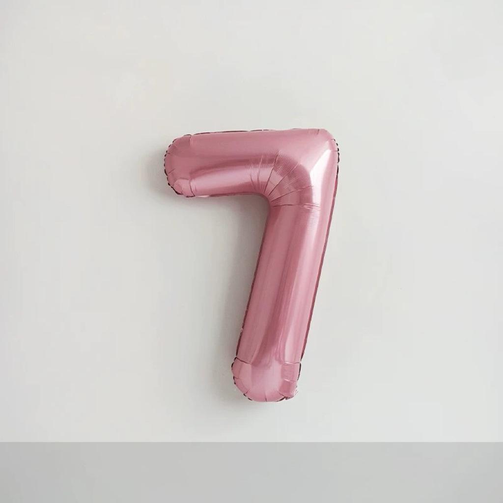 40-Inch Cream Number Balloon for Kids' First Birthday Party Decoration