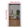 Room Divider Crystal Beads String Curtain Solid Color Tassel Window Curtain  Home Decor