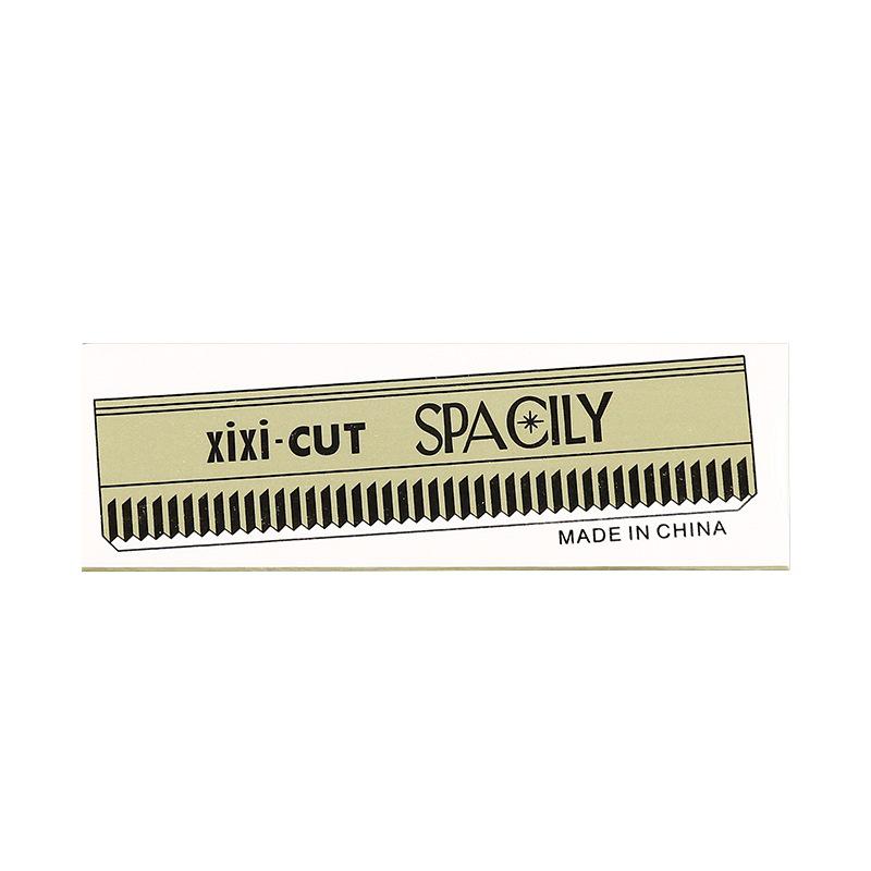 xixi Stainless Steel Wavy Eyebrow Razor - Disposable Trimmer for Permanent Makeup