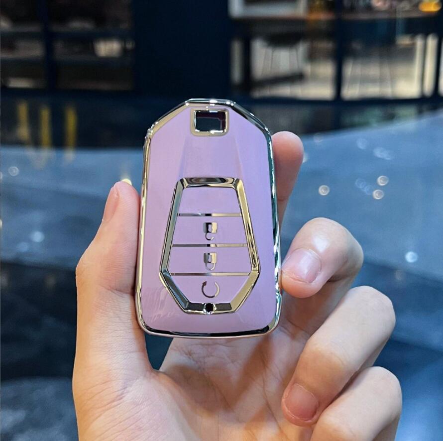 3 Buttons Key Fob Cover for  ISUZU Dmax D-max Mux 2025 2025+ D-max MU-X 3.0 Mux Key Case Keyshell Protector