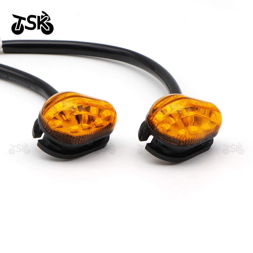 

Светодиодный указатель поворота для YAMAHA YZF R1 SM R6 R25 R3 R15 R125 YBR125 250, аксессуары для мотоциклов, индикаторная лампа, универсальная жёлтый