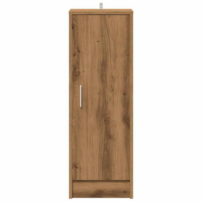 VidaXL Armoire à chaussures chêne artisanal 32x35x92cm bois ingénierie, armoire de rangement de chaussures, support à 856709