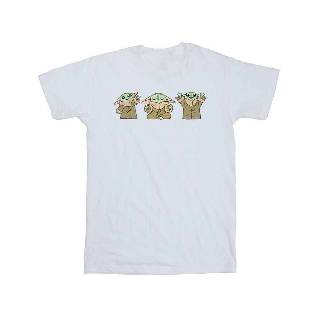 STAR WARS Herren T-Shirt The Mandalorian Grogu Poses