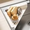 Triangular Sink Corner Rack Hollowed Dish Drying Rack Practical Sink Drain Shelf  Bathroom