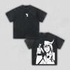 Hot Manga BLEACH Ulquiorra Cifer Retro T-shirt Vintage Washed Oversized T Shirt Men Clothing Harajuku Casual 100% Cotton Tee Top