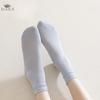 Women's Cotton Spring and Autumn Pure Color Simple Essential Anti Odor College Style Summer Breathable Socks
