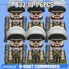WW2 Military Navy Soldier Figures Building Blocks Leader Army Warrior Boat Commander Artillery Accessories Gun Bricks Toys Gifts