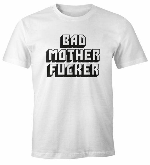 Bad Motherfucker Lettering Movie Movie Quote Blockbuster Unisex T-shirt-