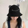 New Frog Bucket Hats Women Bucket Hat Women Summer Outdoor Sun Fishing Cap Cotton Wild Panama Hats Sunscreen Bob Caps