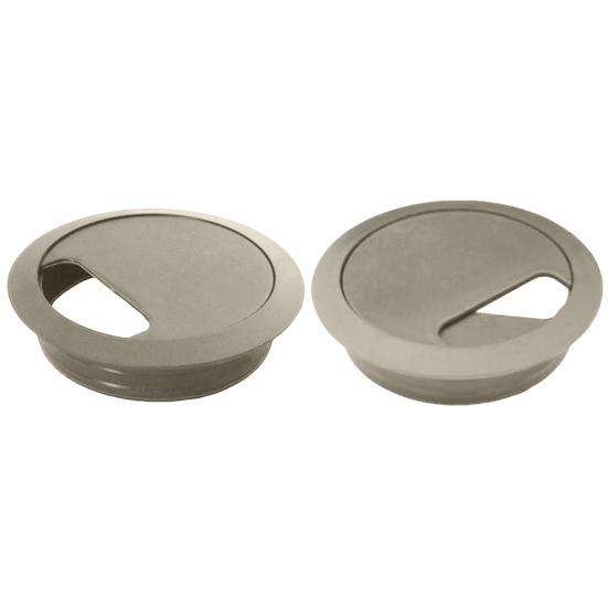 80mm Computer Desk Cable Outlet Port Grommet Table Surface Wire Hole Cover