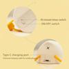 1pc Cute Duck Night Light LED Animal Night Light Silicone Dimmable Timed Bedside Lamp Touch Light