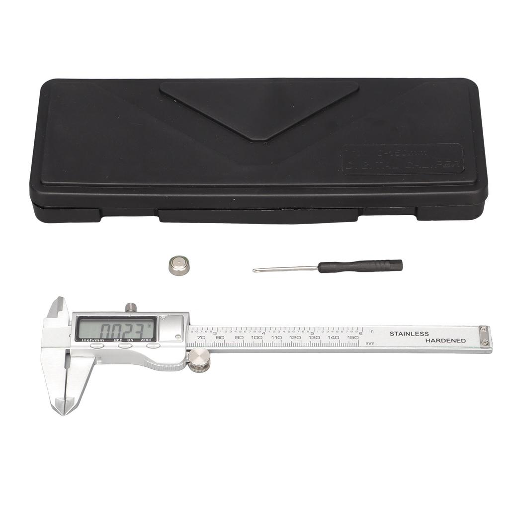 Digital Caliper 150mm 6 Inch High Accuracy Zinc Alloy Electronic Vernier Caliper Measurement Tool