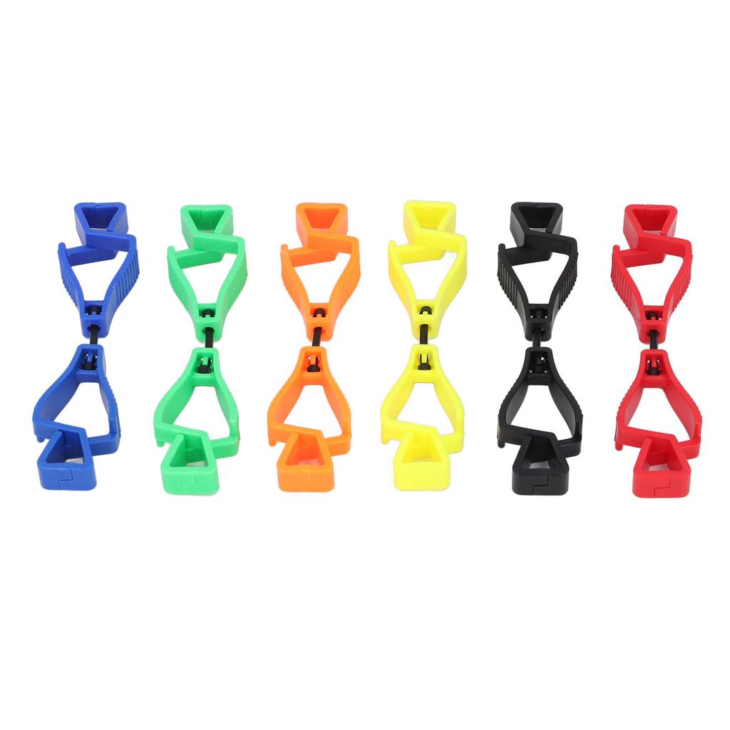 6PCS Work Gloves Holder Large Size Plastic Multifunctional Work Gloves Grabber Holder Clip