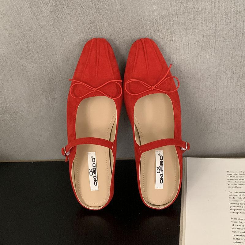 Mode Damen Flaches Schuhwerk Slipper Damen Flats Mit Schuhen Pantoletten Mode Schmetterlingsknoten Damen Flats Mary Janes Schuhe