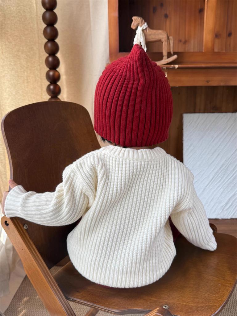 0-6Yrs Baby Boys Girls Knit Sweater Clothes 2025 New Toddler Infant Newborn Knitwear Soft Spring Long Sleeve Baby Pullover Tops