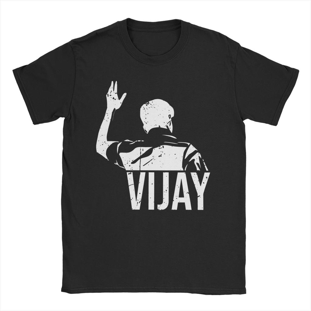 Thalapathy Vijay Jana Nayagan One Last Dance Men Womens T Shirt Tee Shirt Short Sleeve TShirts Cotton Printed Clothing