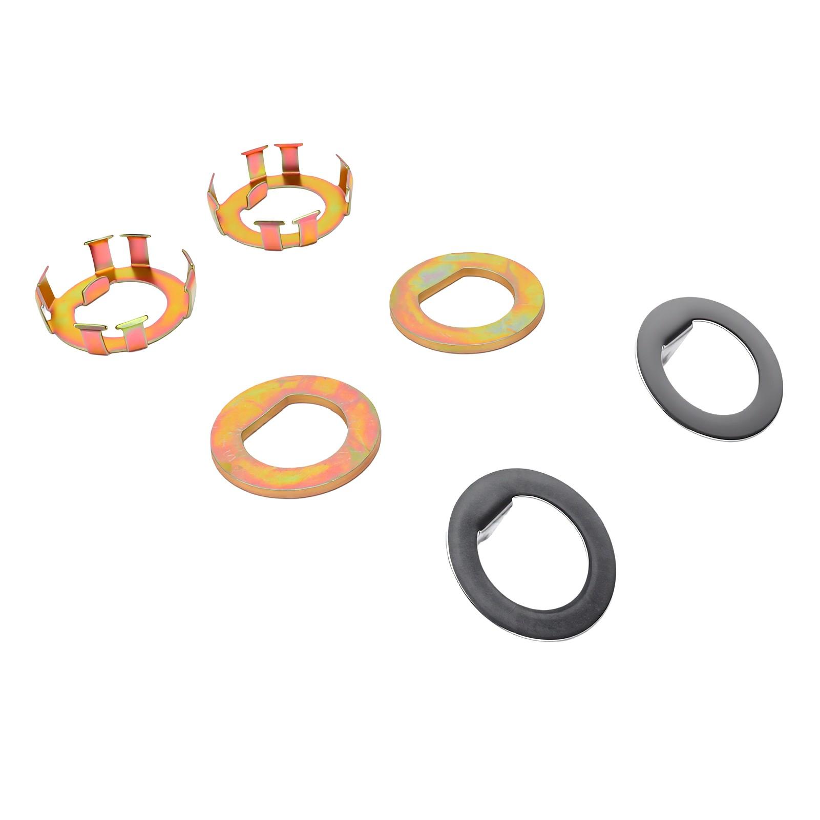 Spilmoer Borgset Met 1 Inch D-Ring en Aanhangwagen Spilmoer Borgring Vervanging voor EZ Lube Spil 2K 7K