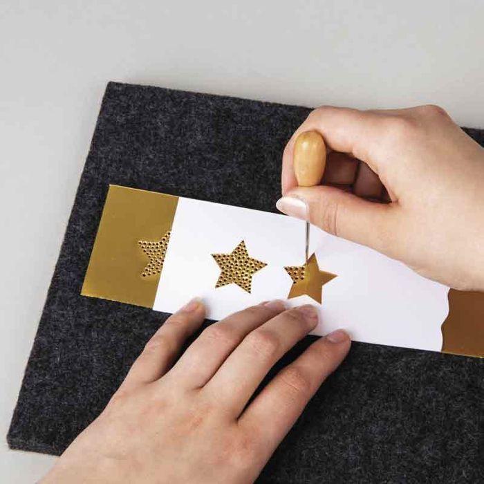 Plaque en feutre à poinçonner 30 x 20 cm