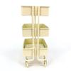 1:12 Dollhouse Mini Storage Cart Dolls Kitchen Bedroom Furniture Books Organizer