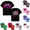 Lässiges, tägliches T-Shirt mit Rundhalsausschnitt und Aufdruck für Damen, kurzärmelig, Buchstaben-Oberteil