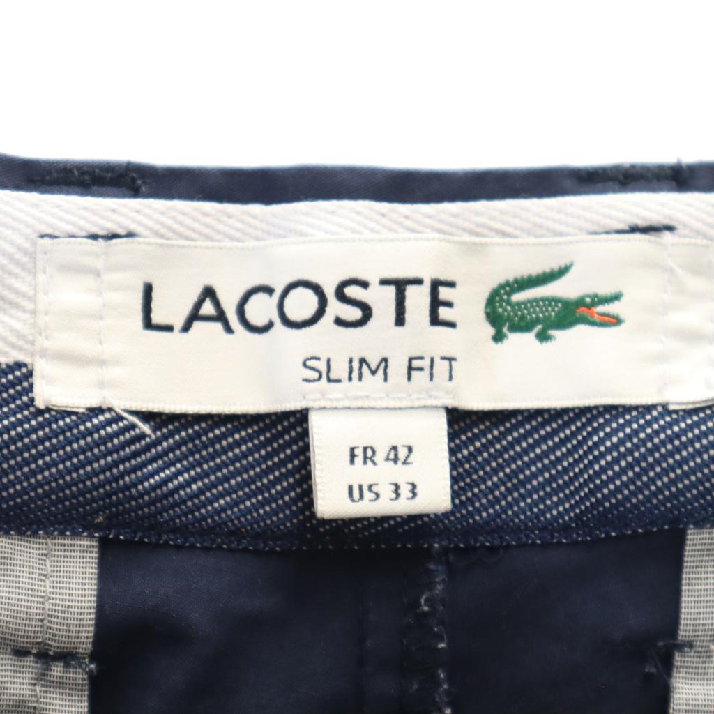 Lacoste SLIM FIT Stretch Cotton Pants 42 Navy Men's Used