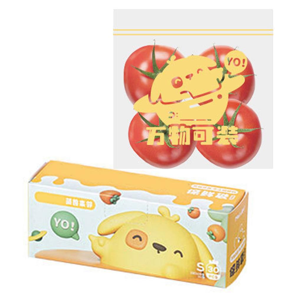 Household Food Storage Bags High Seal Designs Keeps Food Freshing Prevents Odor Spread Materials Sturdy and Reusable