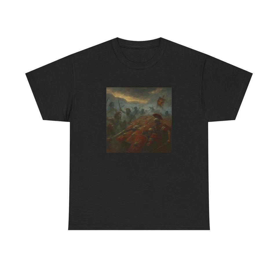 

Unisex Adult T Shirt The Last Stand of the Ninth Legion at Caledonia’s Edge S