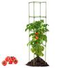 Tomato Cage Stand 64 Inch Square Stakes Cucumber Trellis Plant Cage Support Climbing Vegetable Plant Support Pole Flower Stand
