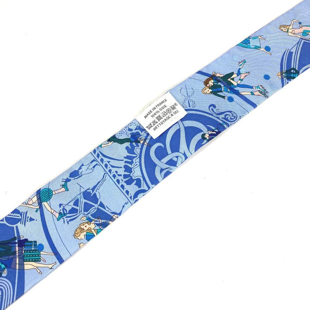 HERMES Twilly Twilly Bandeau Scarf Accessories Scarf silk Light Blue Based