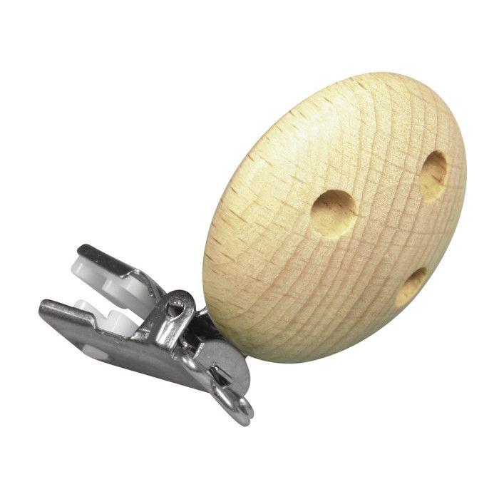 Drewniany uchwyt na smoczek 37 mm