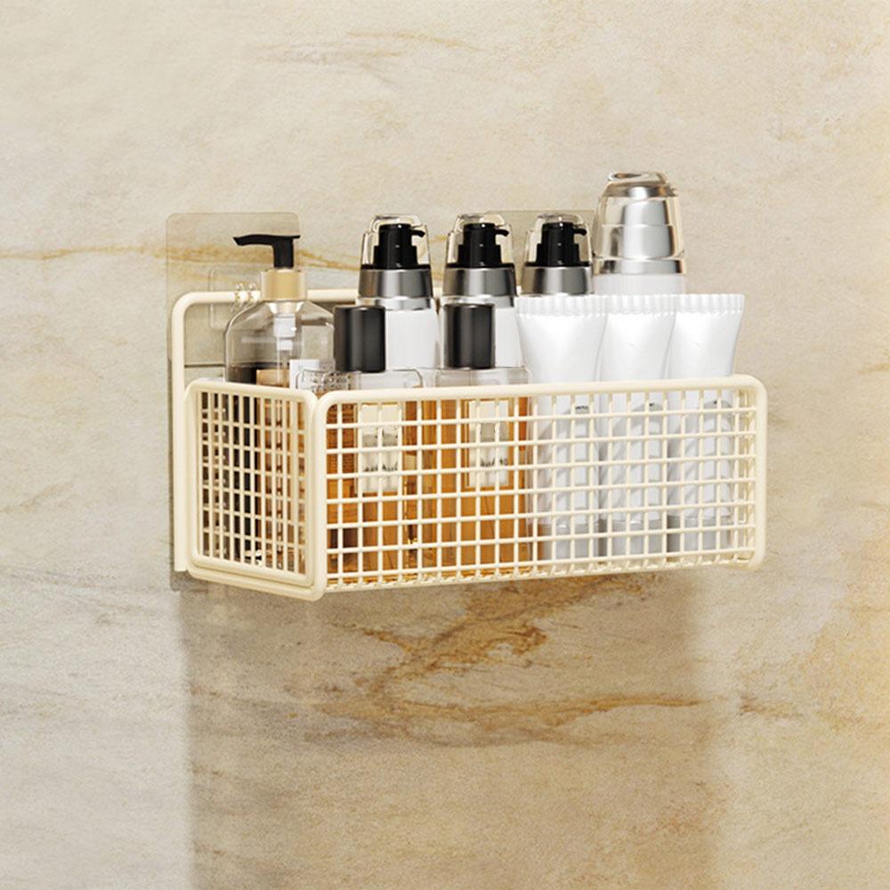 

No-Punch Toiletries Racks Wall Mount Kitchen Storage Rack Gifts Bathroom Organiser 1