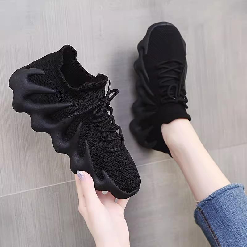 Coconut shoes men's and women's shoes Putian 450 volcano heightening couple breathable breathable Internet celebrity sports summer mesh flying weaving