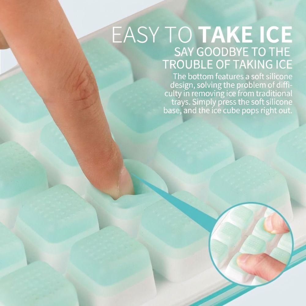 3pcs Easy to Clean Ice Cube Trays 36 Grid DIY Ice Mould Stackable Ice Cube Molds  Home