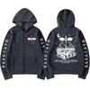 Fourth Wing Dragon Rider Zipper Hoodies Men's Basgiath War College Fashion Winter Long Sleeve Oversized Jackets