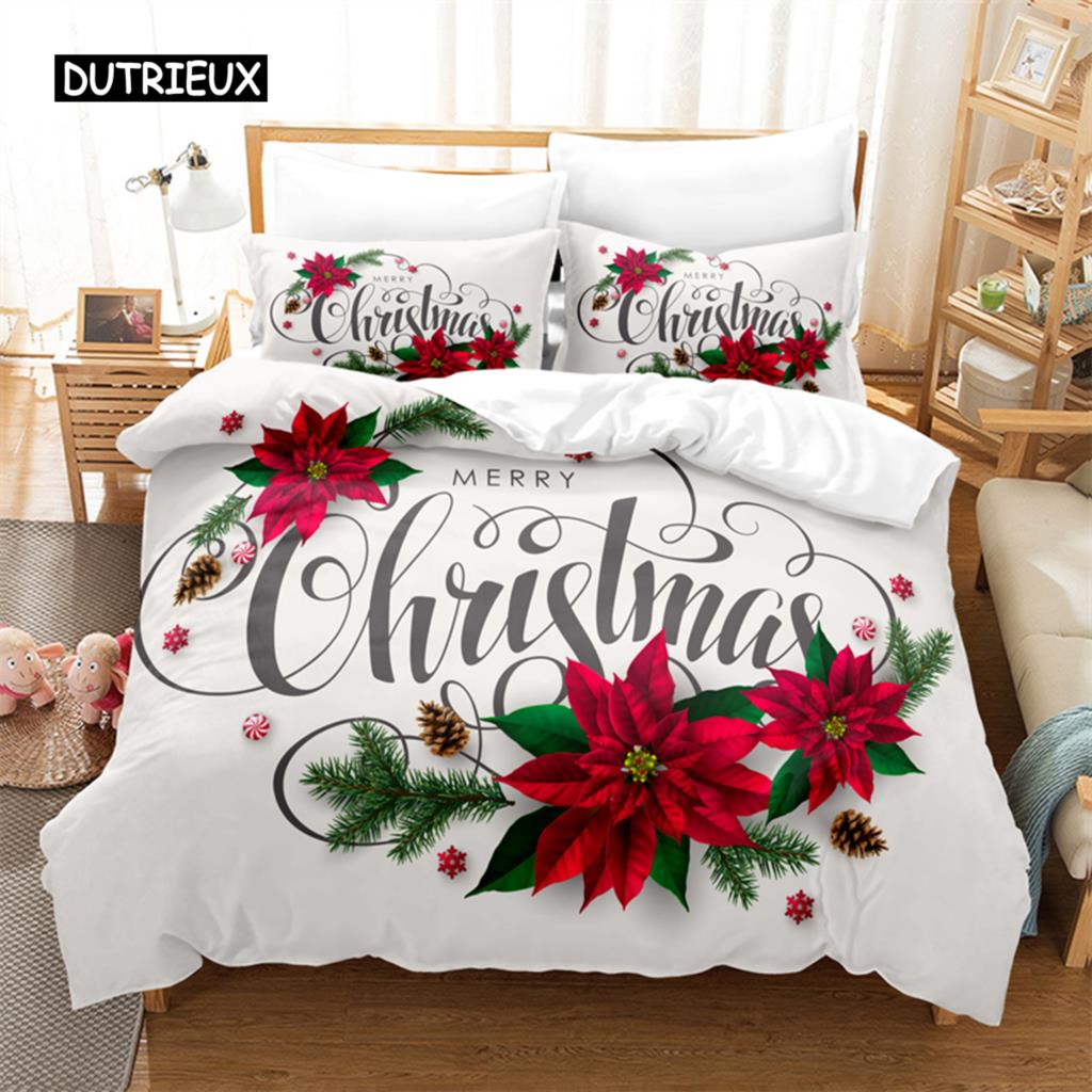 Christmas  Bedding Set Duvet Cover Set 3d Bedding Digital Printing Bed Linen Queen Size Bedding Set Fashion Design