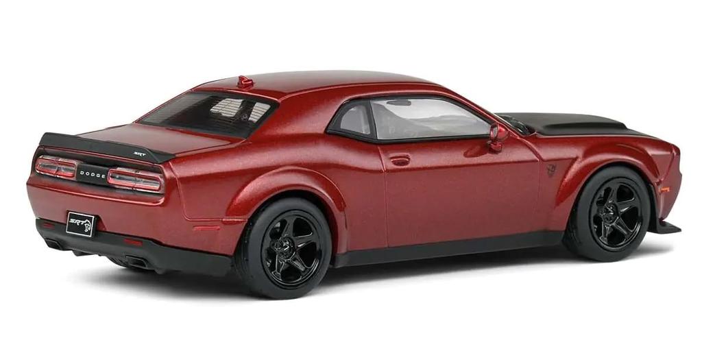 Kyosho SOLIDO Scale Dodge Challenger Demon 2018 Finished Product S4310304 1/43 (Red Metallic)