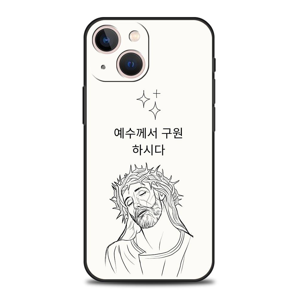 

Корейский чехол для телефона с буквами для iPhone 17 16E 15 16 14 13 12 11 Pro Max 7 8 Plus Мягкая задняя крышка из ТПУ iPhone 11Pro Max