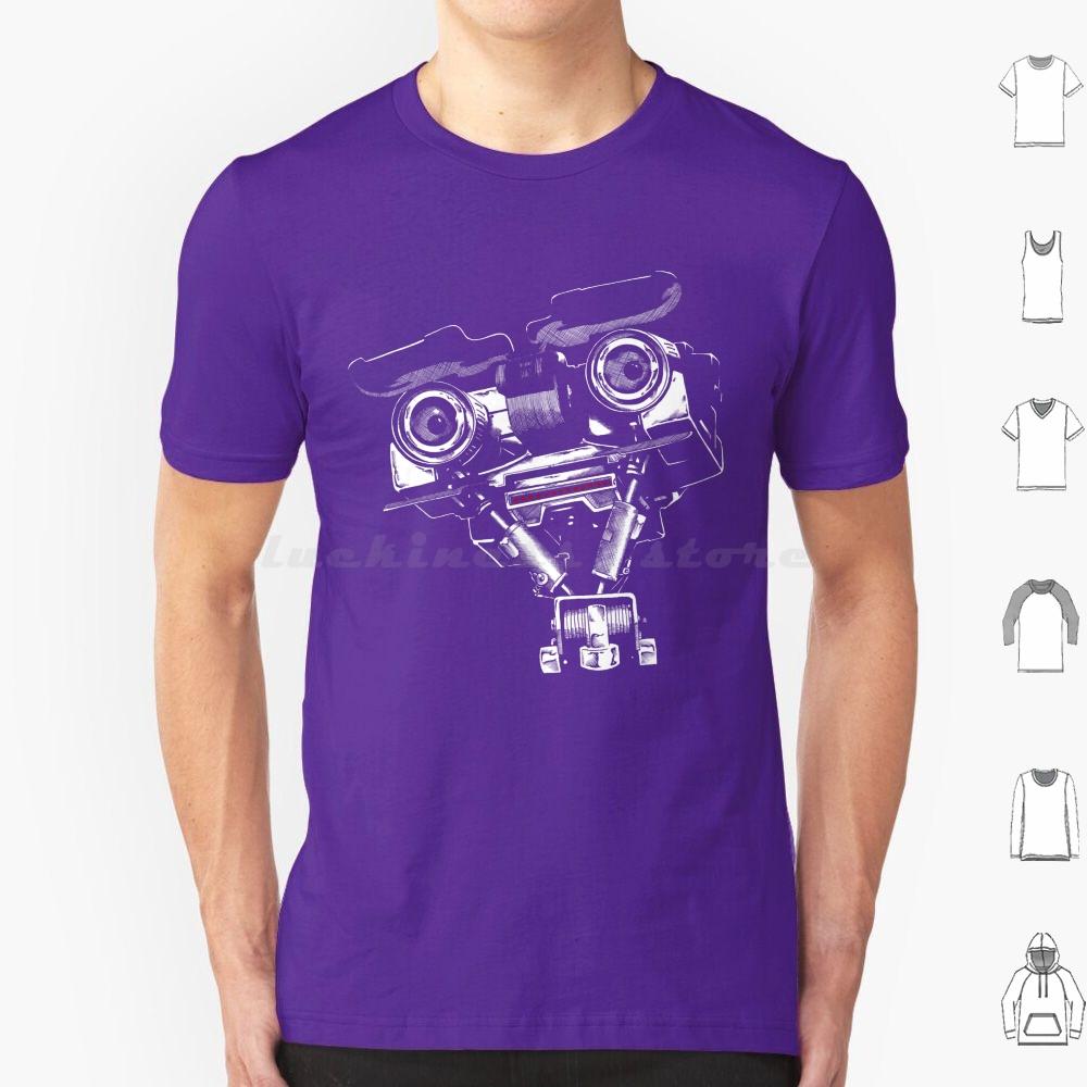 Input  T Shirt Men Women Kids 6xl Johnny Five Johnny 5 Short Circuit 80s 1980s Sci Fi Horror Movie Movies Nostalgia Input No S