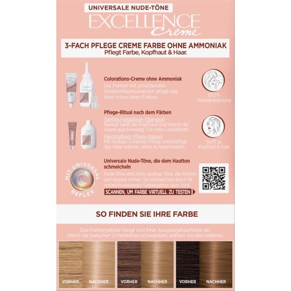 L'Oreal Excellence Hair Color Light Blonde 8U