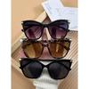 1/2/3 PCS Fashion Cat Eye Plastic Frame Women Sunglasses For Men Daily Life Shades Eyewear Accessories.