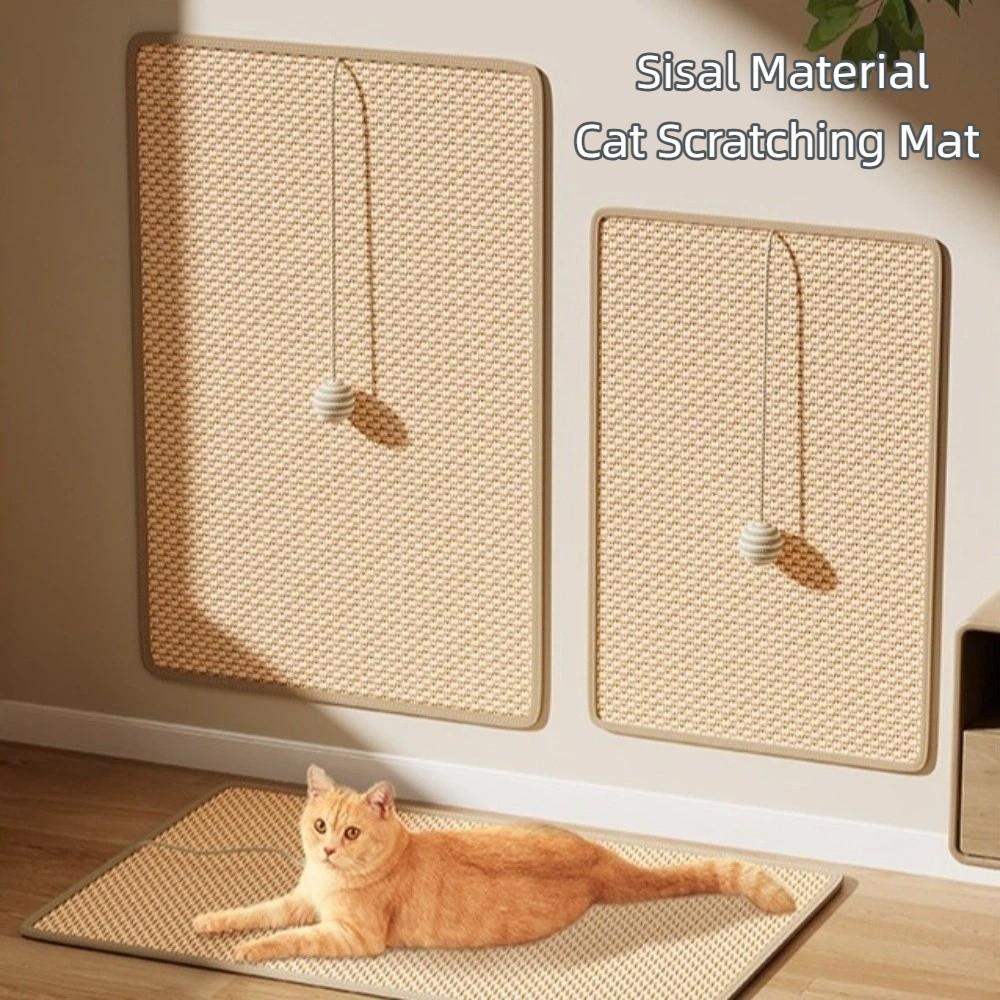 Sisal Cat Scratching Board Wall Mount Furniture Protector New Cat Scratching Mat Pet Supplies