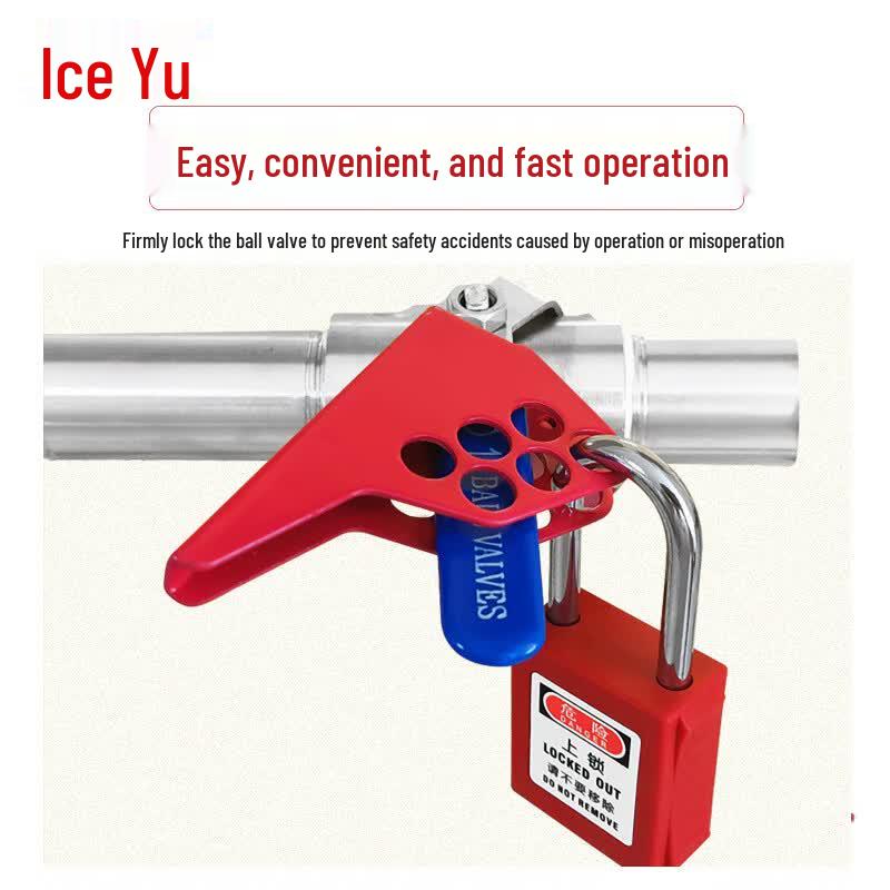 Bingyu BYW-126 Steel Ball Valve Safety Lock