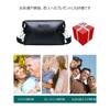 Clutch Bag Whatna Leather 3-Way Shoulder Hand Strap Black S103